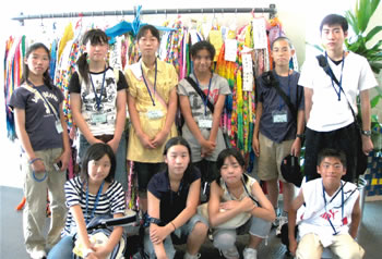 長崎市に派遣された中学生の「平和大使」