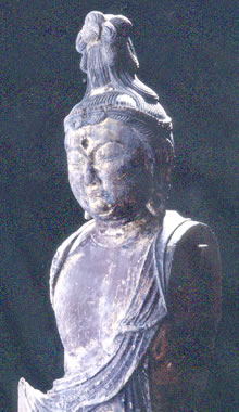 光明院の菩薩形坐像(5月末まで流山市立博物館に展示中)