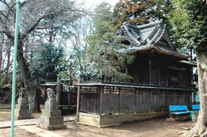 中里の三社大神(権現神社)・社殿の写真