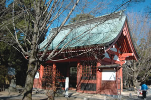葛飾八幡宮随神門の写真