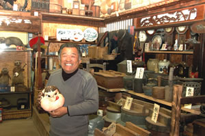 「元禄まつど村」の中館金一郎さんの写真