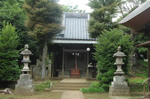 富塚の鳥見神社本殿の写真