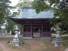 瀧水寺の仁王門の写真